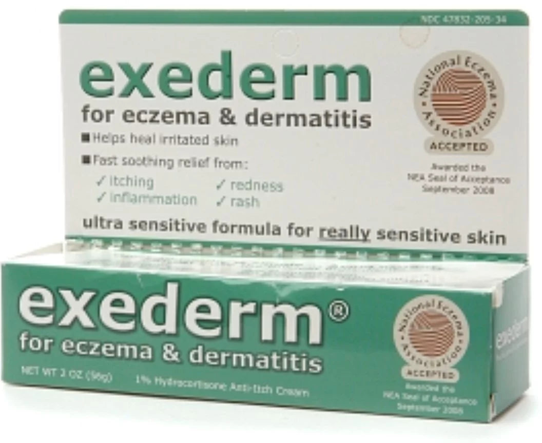 Exederm Flare Control Cream for Eczema & Dermatitis 2 oz (Pack of 6)