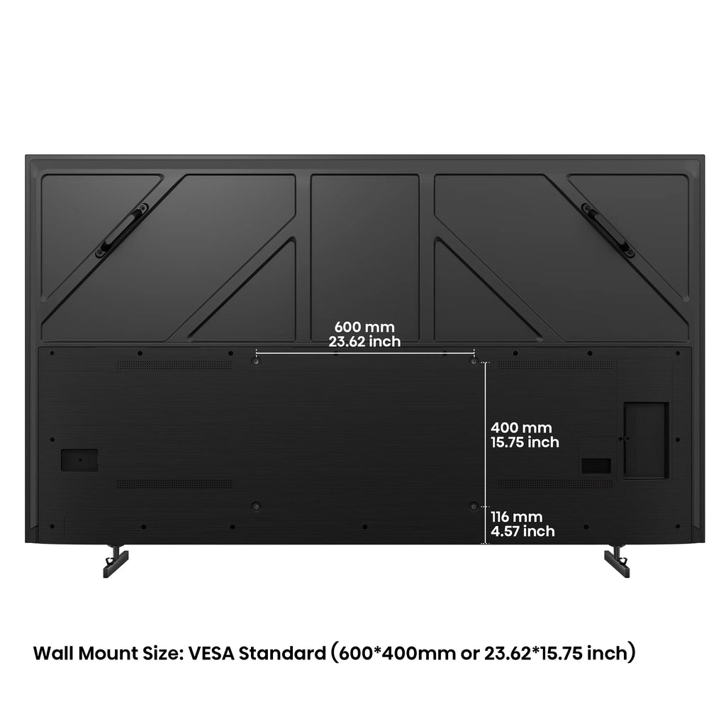 Hisense 85-Inch Class U6 Sizeeries Mini-LED ULED 4K UHD Google Sizemart TV (85U6N) - QLED Quantum Dot Color, Dolby Vision, Full Array Local Dimming, Game Mode Plus