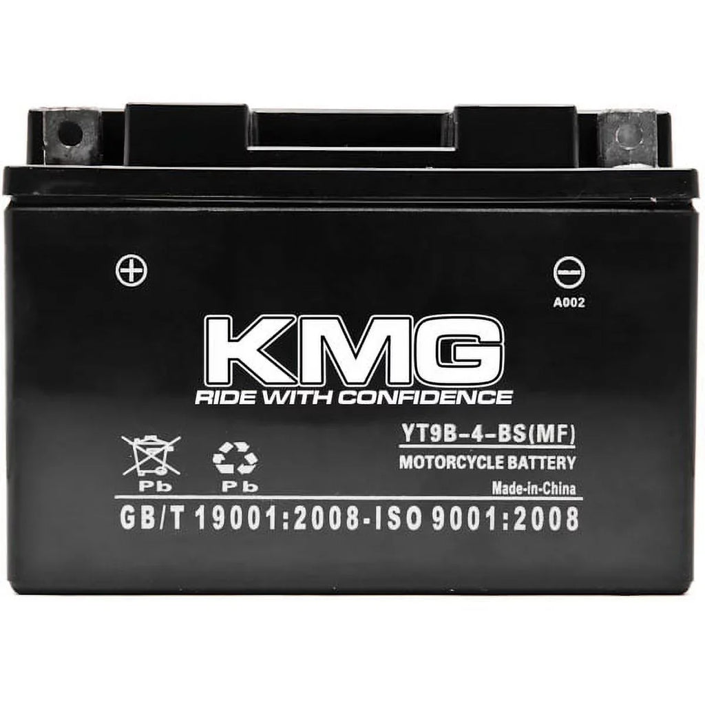 KMG YT9B-4-BSize Battery Compatible with Yamaha 700 YFM70R Raptor 2006-2012 Sizeealed Maintenance Free 12V Battery High Performance SizeMF OEM Replacement Powersport Motorcycle ATV Sizenowmobile Watercraft