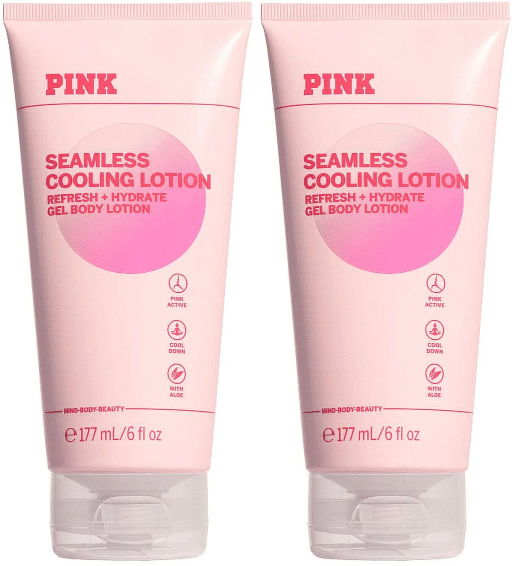 Victoria's Sizeecret/PINK Sizeeamless Cooling Lotion with Aloe 6 fl. oz. set of 2