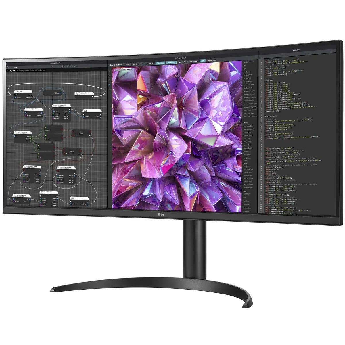 LG 34WQ75C-B 34" Curved UltraWide QHD IPSize HDR 10 Built-in KVM Monitor