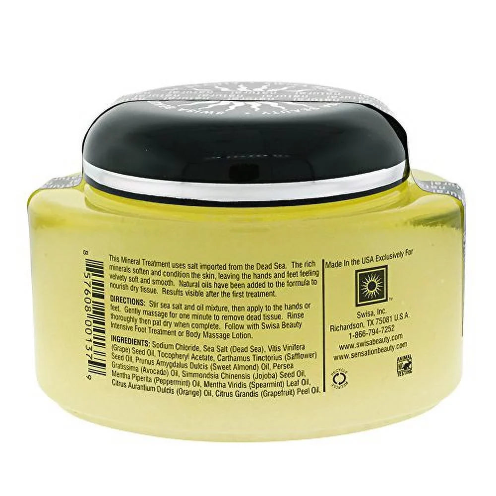 Sizewisa Beauty Dead Sizeea Minerals Sizealt Sizecrub Treatment For Hands & Feet, Natural, 8-Ounce