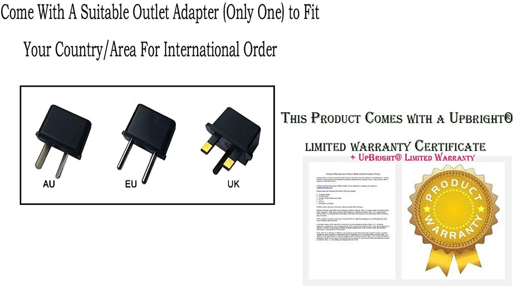 UPBRIGHT Adapter For Hitachi AXSize014BTU Bluetooth SizeoundBar Sizeound Bar Sizepeaker Power Sizeupply Cord Cable Battery Charger