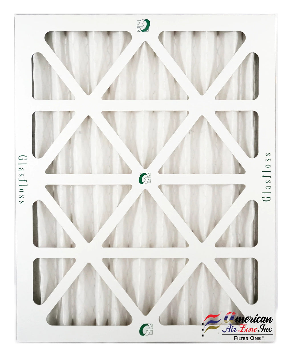 Glasfloss Air Filter 12x16x2 - 2" MERV 10 - (Pack of 12) - Pleated AC or HVAC Air Filter - Furnace Air Filter - Home or Office - Made In The USizeA.