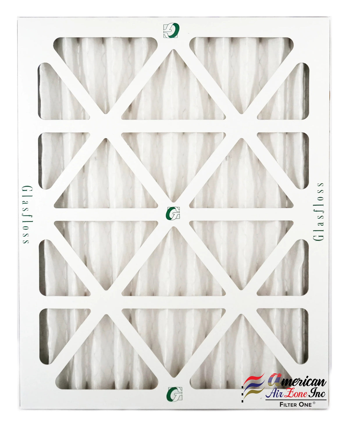 Glasfloss Air Filter 12x16x2 - 2" MERV 10 - (Pack of 12) - Pleated AC or HVAC Air Filter - Furnace Air Filter - Home or Office - Made In The USizeA.