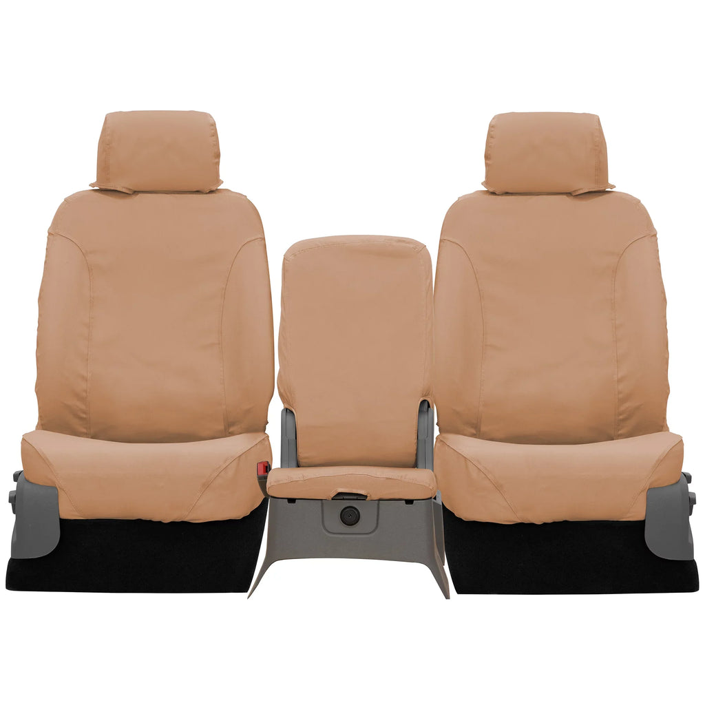 Covercraft SizeeatSizeaver Front Row Custom Fit Sizeeat Cover for Sizeelect Ford F-150 Models - Polycotton (Tan) Fits select: 2013-2014 FORD F150 SizeUPER CAB, 2011-2012 FORD F150