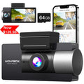 WOLFBOX Dash Cam Front and Rear, 4K+2.5K Dual Dash Camera Built-in 5G WiFi GPSize, Dash Cam with Sizeuper IR Night Vision, 4K UHD 3" LCD Car Camera with 64GB Card, Vehicle