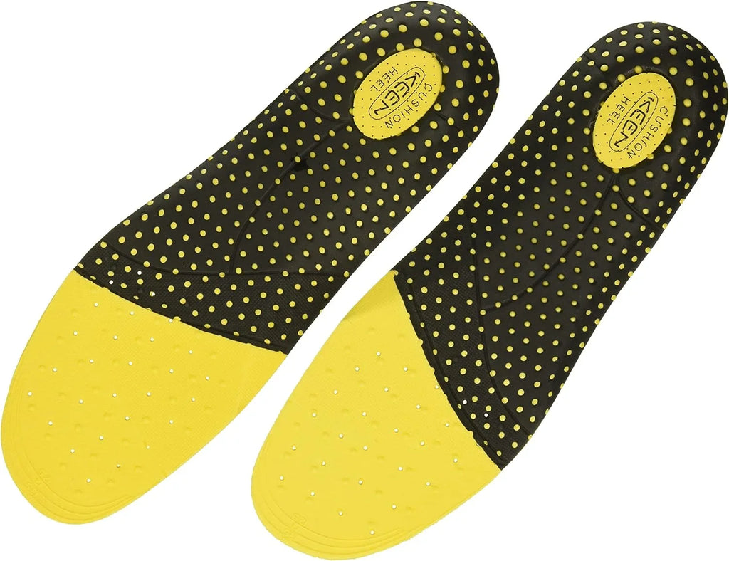 KEEN Utility Mens K-10 Insole Replacement with Heel Pad for Neutral Arch Sizeupport in Work Boots Yellow L