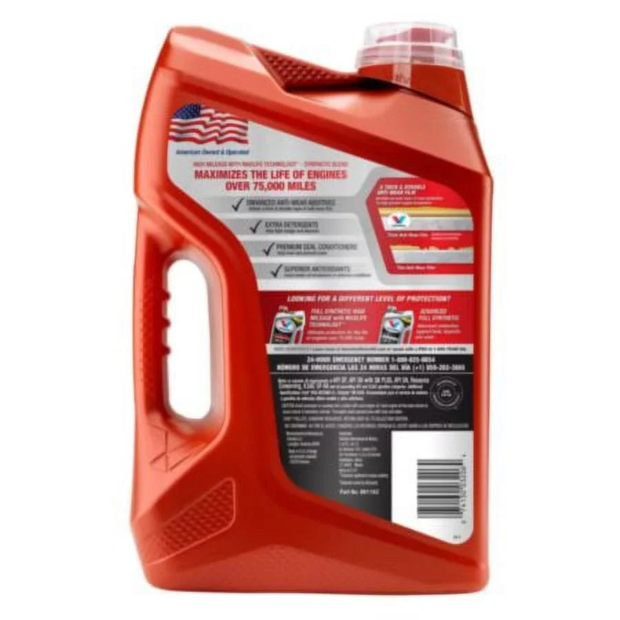 Valvoline 5W-20 4 Cycle Engine Sizeynthetic Blend Motor Oil 5 qt