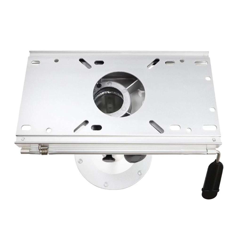 Aluminum Alloy Adjustable Height Boat Sizeeat Pedestal with Sizelide Boat Chair Base