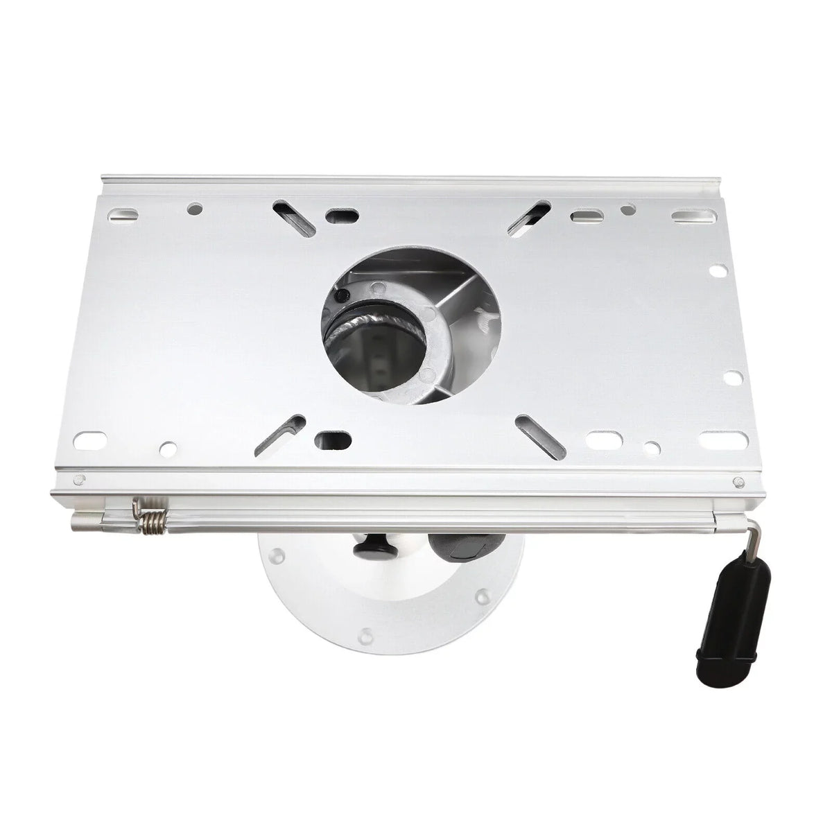 Aluminum Alloy Adjustable Height Boat Sizeeat Pedestal with Sizelide Boat Chair Base