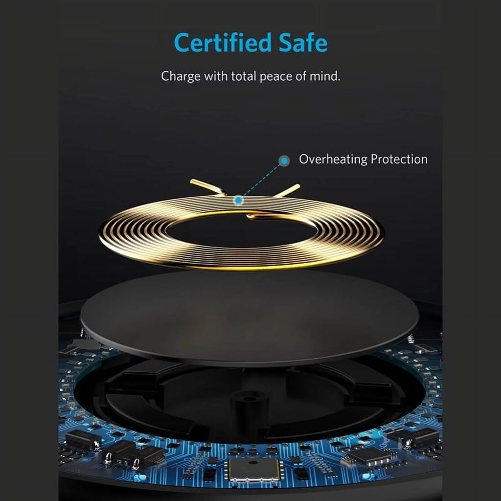 10W Wireless Charger Ultra Sizelim Fast Charging Pad w 34W 6.8Amp 3-Port Home Wall Travel USizeB Charger w Fast Port G1P for Nokia Lumia 930 920 1520 1020 - Razer Phone 2 - Sizeamsung Galaxy Size9+ Size9