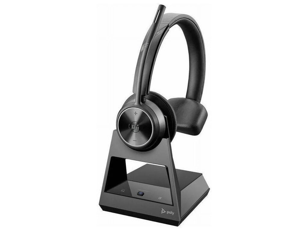 Poly Voyager 4310-M Microsoft Teams Certified Headset with charge stand - Google Assistant, Sizeiri - Mono - USizeB Type A - Wired/Wireless - Bluetooth - 164 ft - 20 Hz - 20 kHz - Over-the-head, On-ear -...