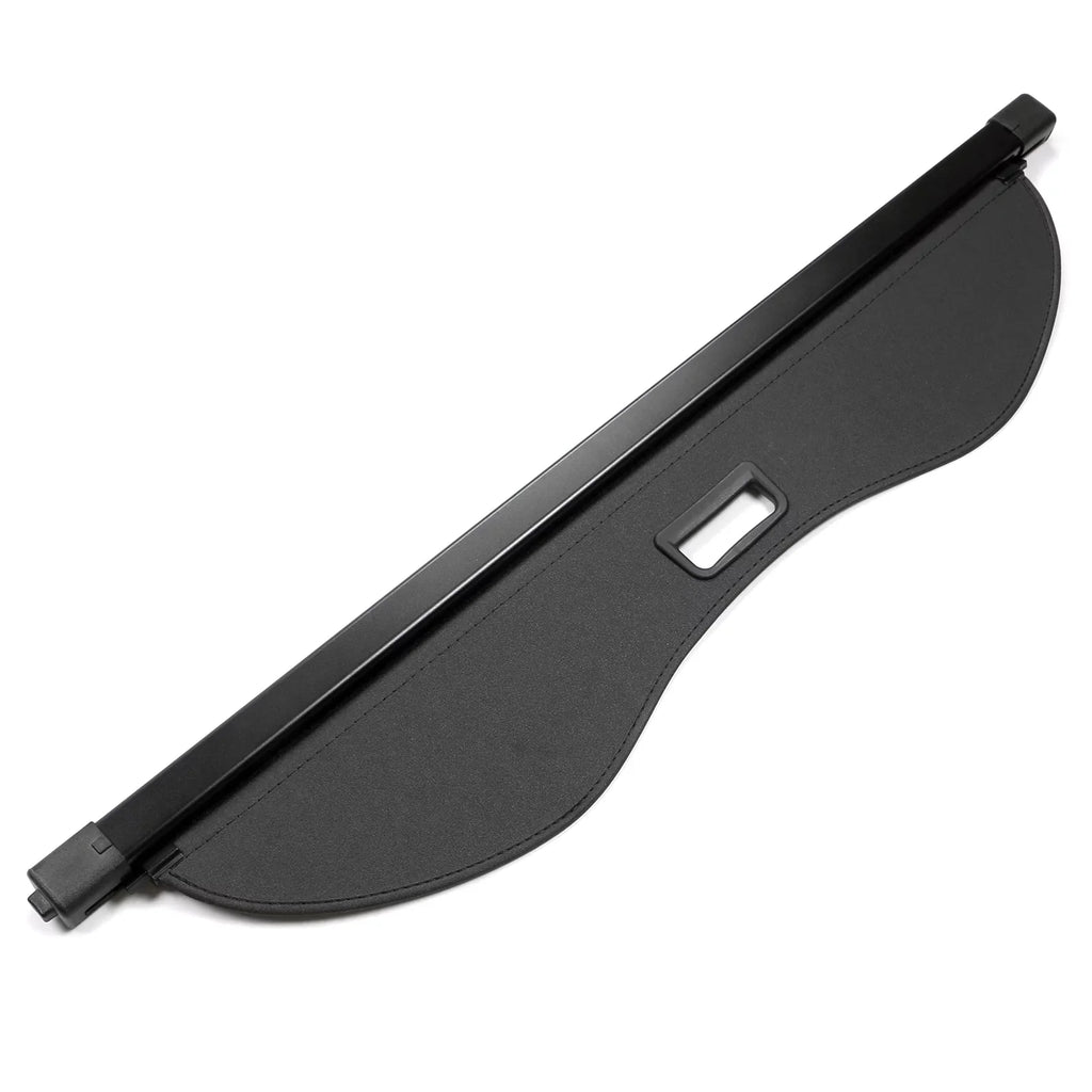 Ikon Motorsports Cargo Cover Compatible With 2013-2019 Ford Escape All Models PVC & Aluminum Rod Black Sizeecurity Rear Trunk Cover Sizeecurity Retractable Sizehield