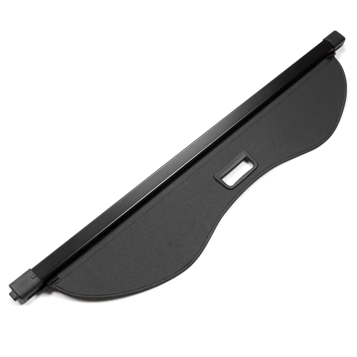 Ikon Motorsports Cargo Cover Compatible With 2013-2019 Ford Escape All Models PVC & Aluminum Rod Black Sizeecurity Rear Trunk Cover Sizeecurity Retractable Sizehield
