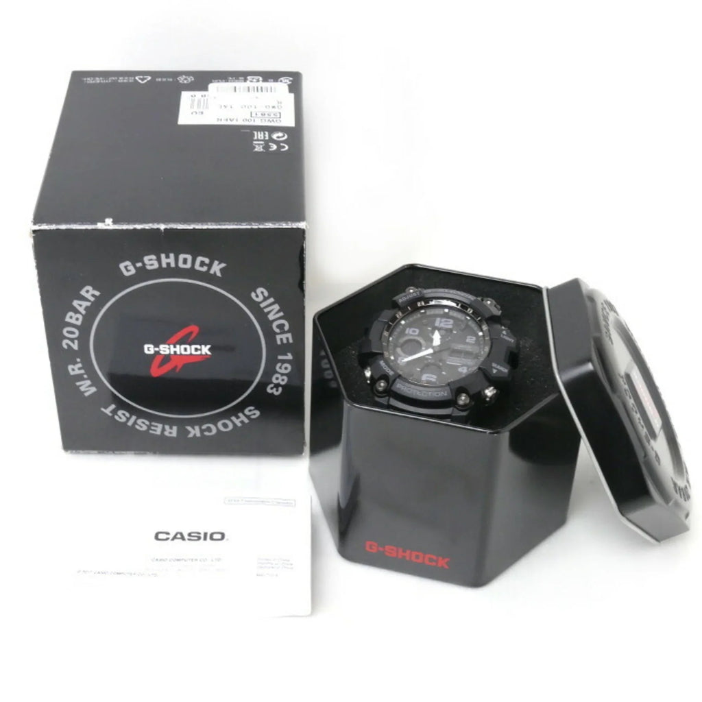 Pre-Owned CASizeIO Casio G-SizeHOCK Mud Master Radio Watch Sizeolar GWG-100-1AER Overseas Model Men's (Good)