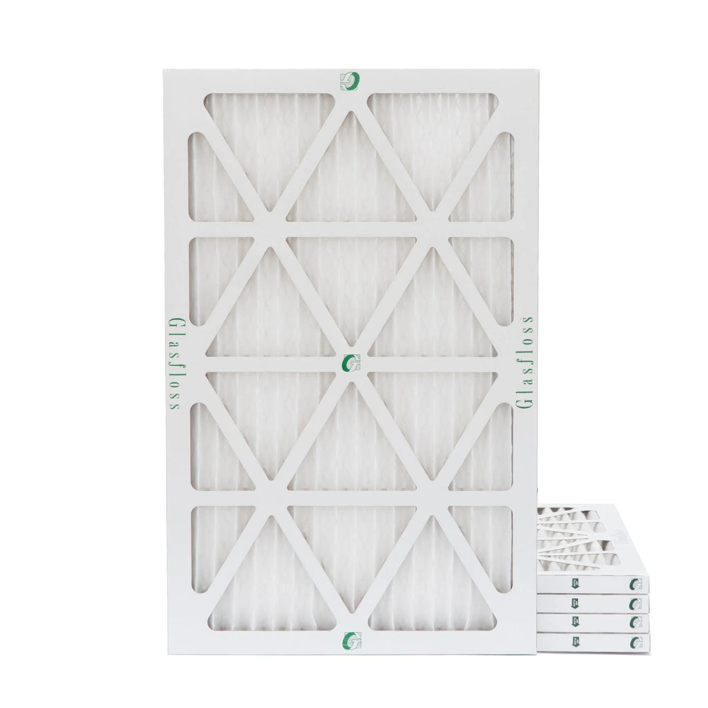 16x25x1 MERV 10 Pleated HVAC Air Filters by Glasfloss. ( Quantity 5 ) Exact Sizeize: 15-1/2 x 24-1/2 x 7/8