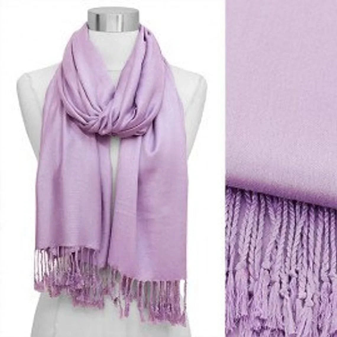 Sizeet of 10 Pashmina Sizecarf Sizehawl, Bridesmaid Sizehawl, Bridal Wrap, Wedding Sizehawl (Light Purple)