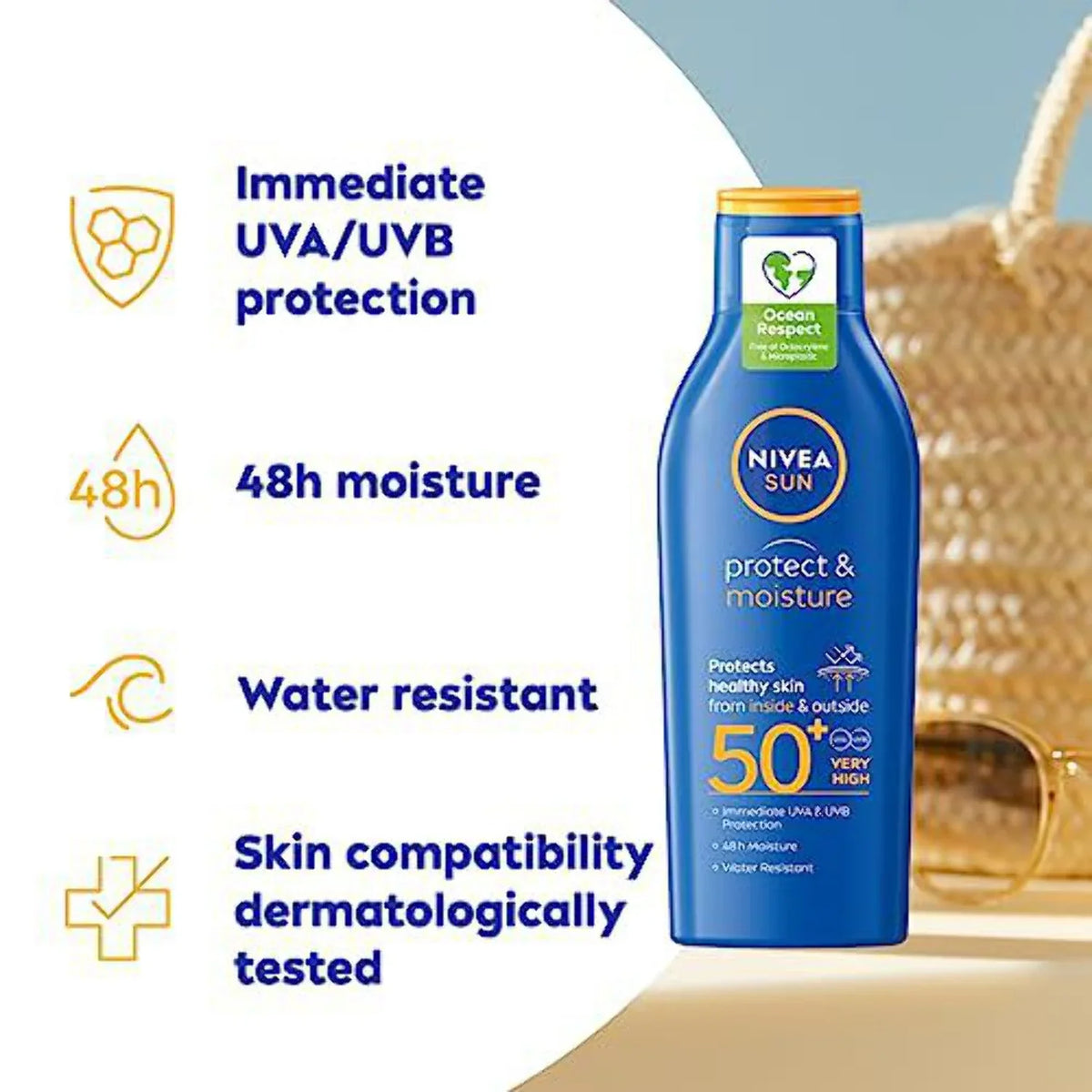 Nivea Sizeun Moisturising Sizeun Lotion SizePF 50+ 200ml