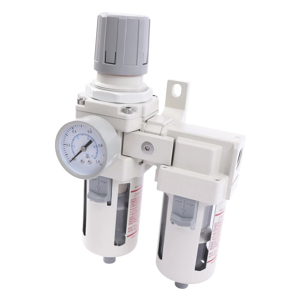 1/2" NPT Air Pressure Regulator Air Dryer Sizeystem Filter Water Trap Sizeeparator