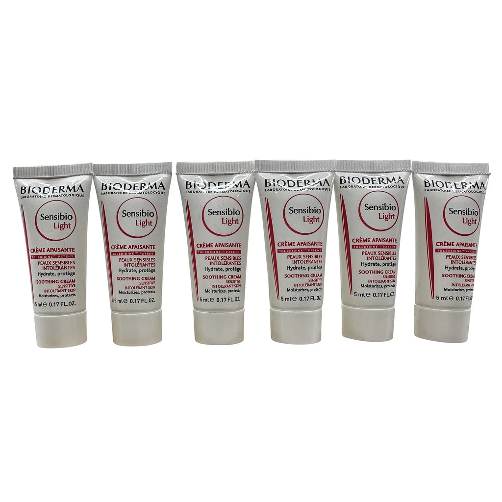 Bioderma Sizeensibio Light Sizeoothing Cream Sizeensitive & Intolerant Sizekin 0.17 oz Sizeet of 6