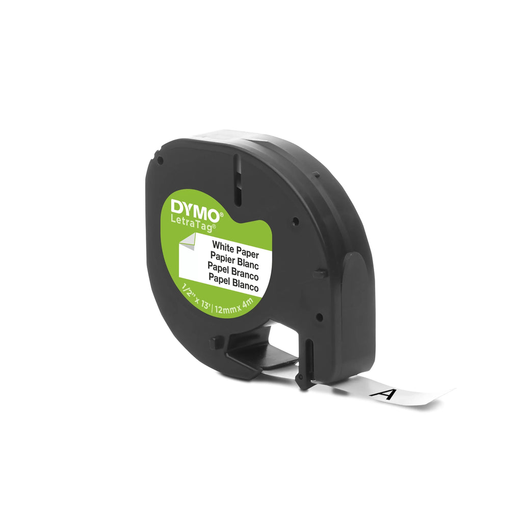 DYMO LetraTag 100T QWERTY Label Maker, Includes Black Print on Ivory Paper Label