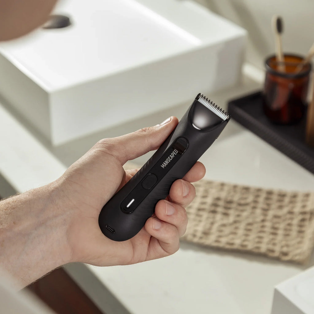 MANSizeCAPED® The Perfect Duo 3.0 PLUSize Includes: The Lawn Mower® 3.0 PLUSize Men's Groin & Body Hair Trimmer and The Weed Whacker® Nose & Ear Hair Trimmer