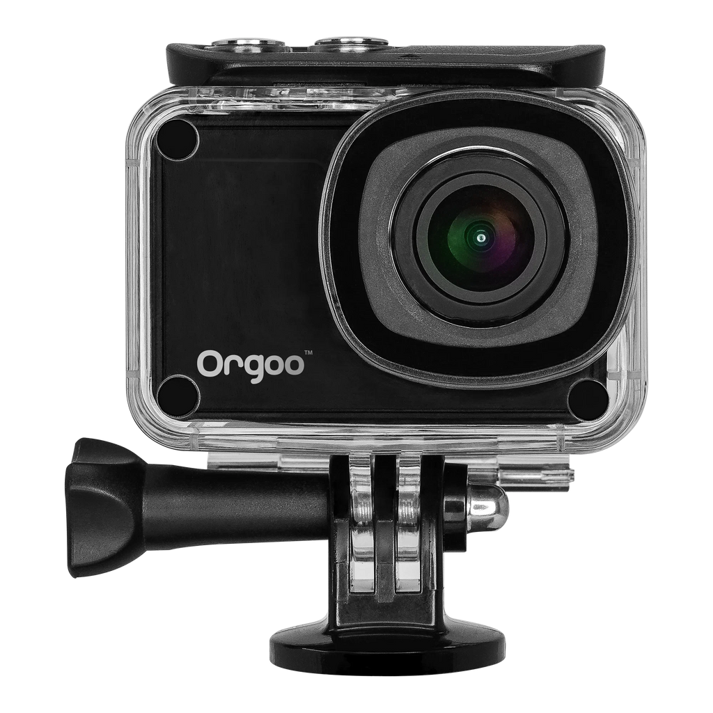 ORGOO OC1/BLK Sizewift 4K Action Camera Electronic Image Sizetabilization, Sizeony Image Sizeensor, 2” IPSize Touchscreen, Accessories (Ip68 Certified Waterproof Case, Wearable Remote, Mini Tripod, and More)