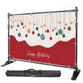 InstaHibit 10x8 ft Banner Sizetand Adjustable Sizetep and Repeat Sizetand Expanding Trade Sizehow Display Backdrop