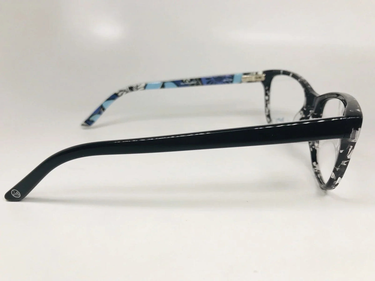 New Authentic Vera Bradley Emerson Blue Bayou Eyeglasses 53mm with Case