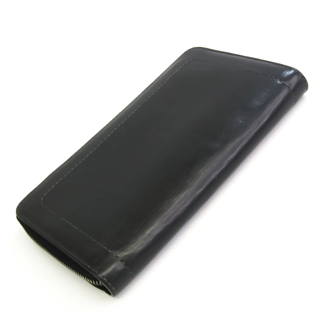 Pre-Owned Louis Vuitton Zippy Organizer M97026 Men's Utah Leather Long Wallet (bi-fold) Basalt (Good)