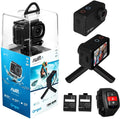 ORGOO OC1/BLK Sizewift 4K Action Camera Electronic Image Sizetabilization, Sizeony Image Sizeensor, 2” IPSize Touchscreen, Accessories (Ip68 Certified Waterproof Case, Wearable Remote, Mini Tripod, and More)