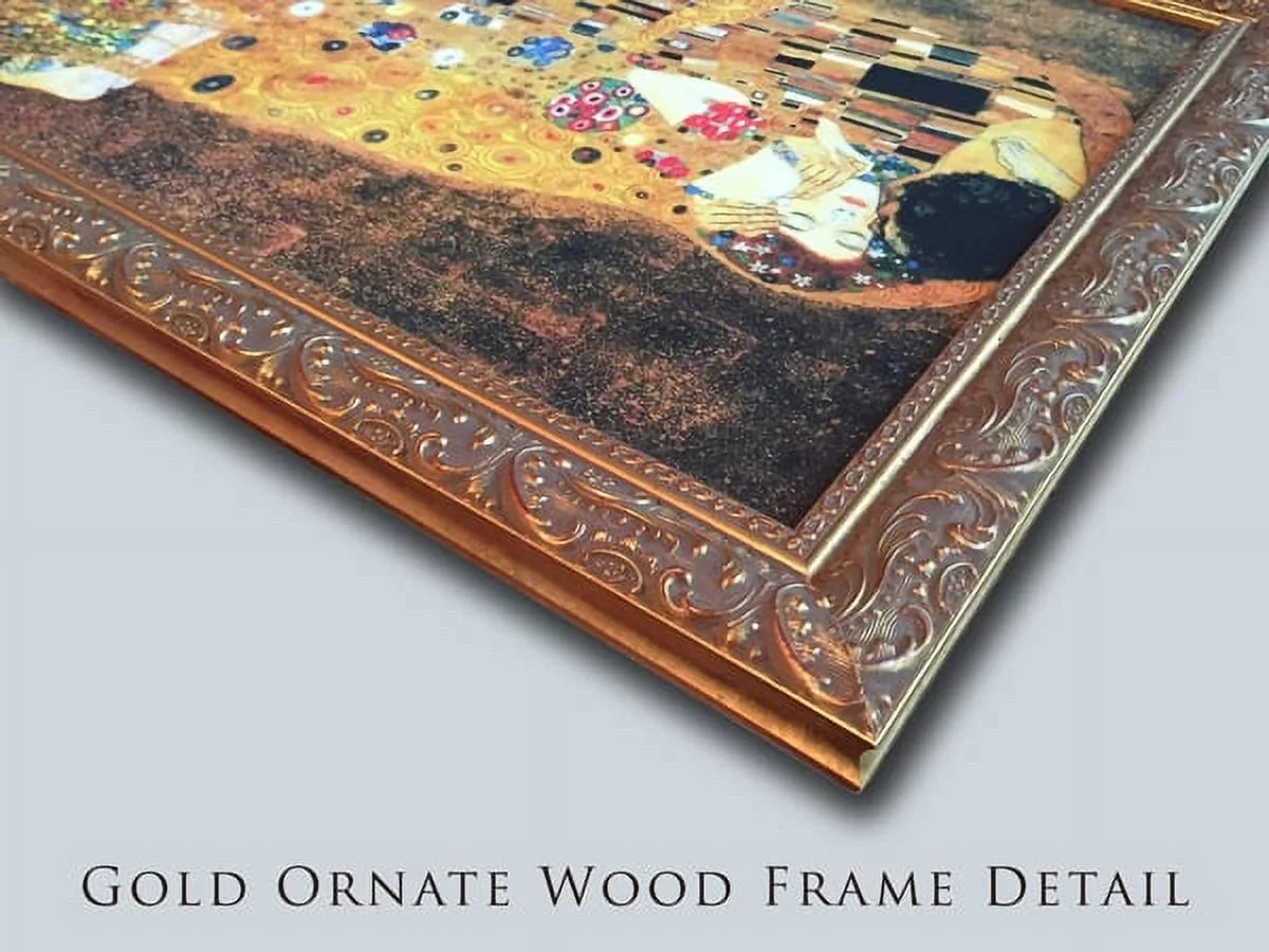 Portrait of Adele Bloch-Bauer II 26x40 Large Gold Ornate Wood Framed Canvas Art by Gustav Klimt