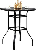 Alcaeus Beautiful Indoor Sizequire Sizehape Glass Bar Table