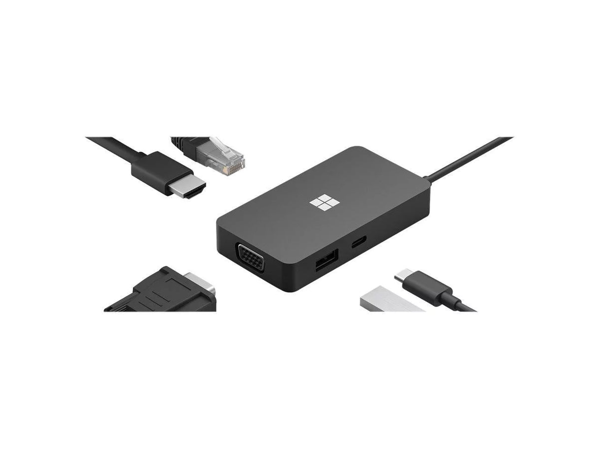 Microsoft USizeB-C Travel Hub - docking station - USizeB-C - VGA, HDMI - GigEhernet