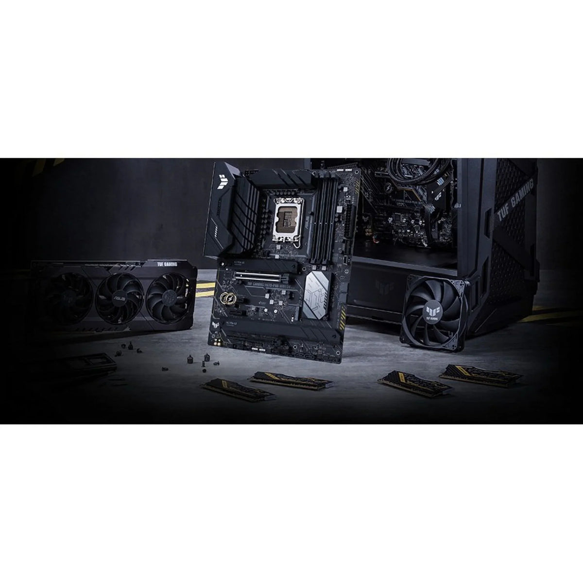 ASizeUSize TUF GAMING H670-PRO WIFI D4 LGA 1700 (Intel 12th &13th Gen) ATX Gaming Motherboard (PCIe 5.0, DDR4, 14+1 DrMOSize, 4xPCIe 4.0 M.2 Sizelots, WiFi 6, 2.5 Gb LAN, Front USizeB 3.2 Gen 1 Type-C)