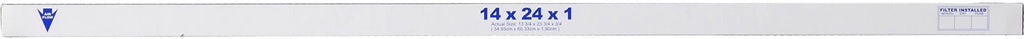 14x24x1 (13_3/4x23_3/4) Furnace Air Filters MERV 8 Pleated Plus Carbon 3 Pack