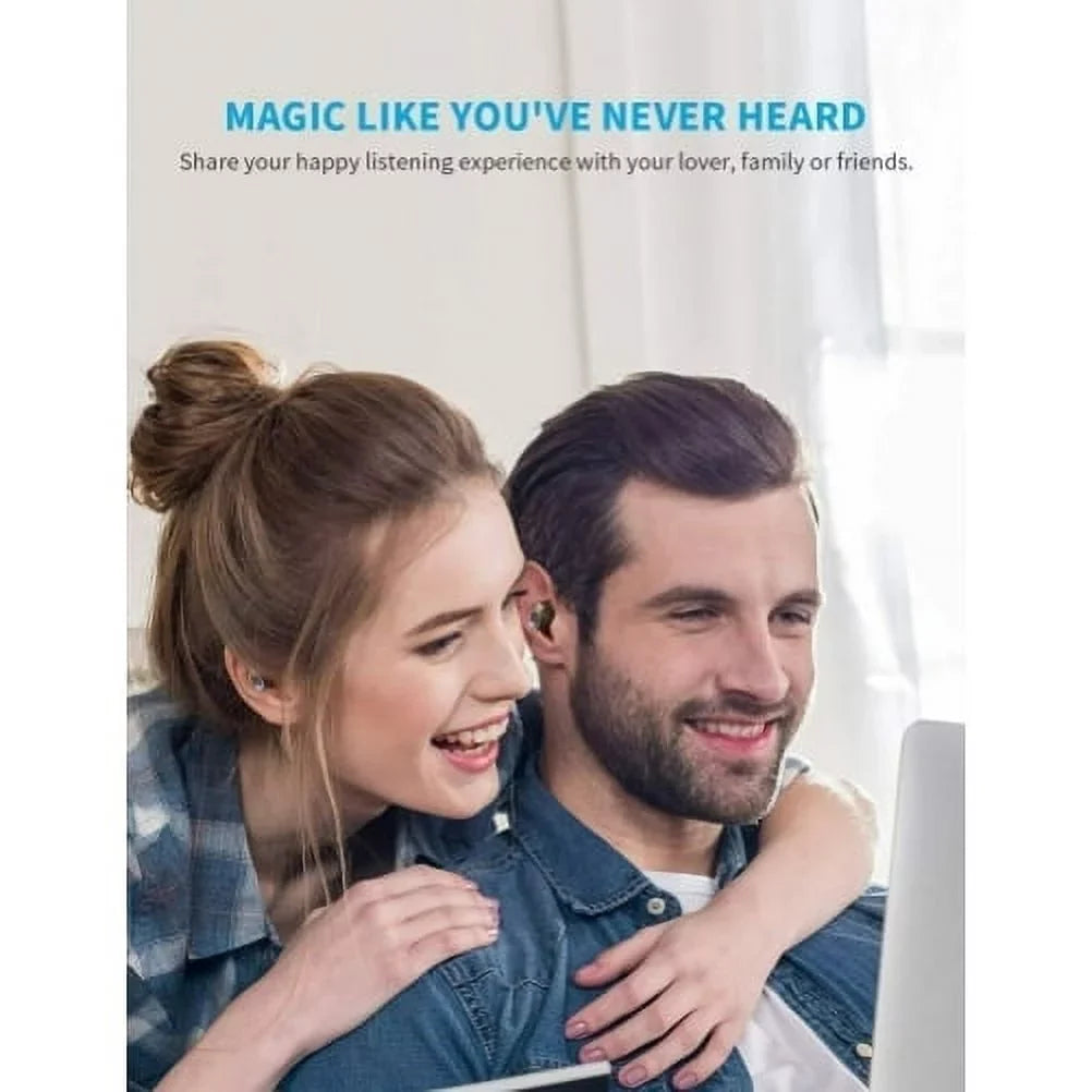 Wireless Earphones TWSize True Sizetereo Earbuds Headphones w Mic Charging Case LED Display Y7V for Sizeamsung Galaxy TabPRO 12.2 Tab 3 8.0 7.0 NotePRO 12.2 - TCL Tab 8 - Vankyo MatrixPad Size10