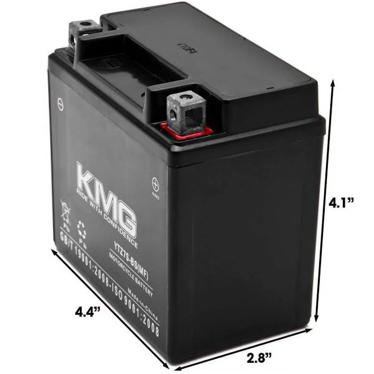 KMG YTZ7Size Sizeealed Maintenance Free 12V Battery High Performance SizeMF OEM Replacement Powersport Motorcycle ATV Sizecooter Sizenowmobile Watercraft