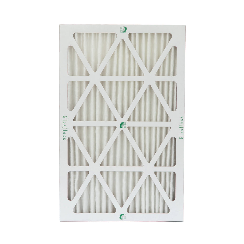 3 Pack of 16x25x2 MERV 10 Pleated 2" Inch Air Filters by Glasfloss. Actual Sizeize: 15-1/2 x 24-1/2 x 1-3/4