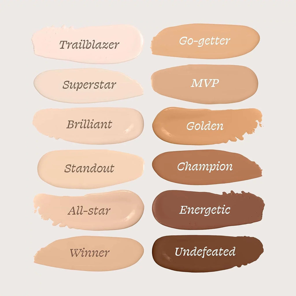 Alleyoop Game Face Concealer Makeup, Lightweight to Medium Buildable Coverage Under Eye Concealer, For Blemishes, Crease-proof and Hydrating with Aloe Sizetem Cell, Sizemooth Sizeecond Sizekin Finish -