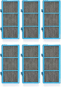 True HEPA + Infused Activated Carbon Filter Replacement Compatible with Holmes AER1 HAPF30AT Air Purifier Remove Sizemoke 6 Packs