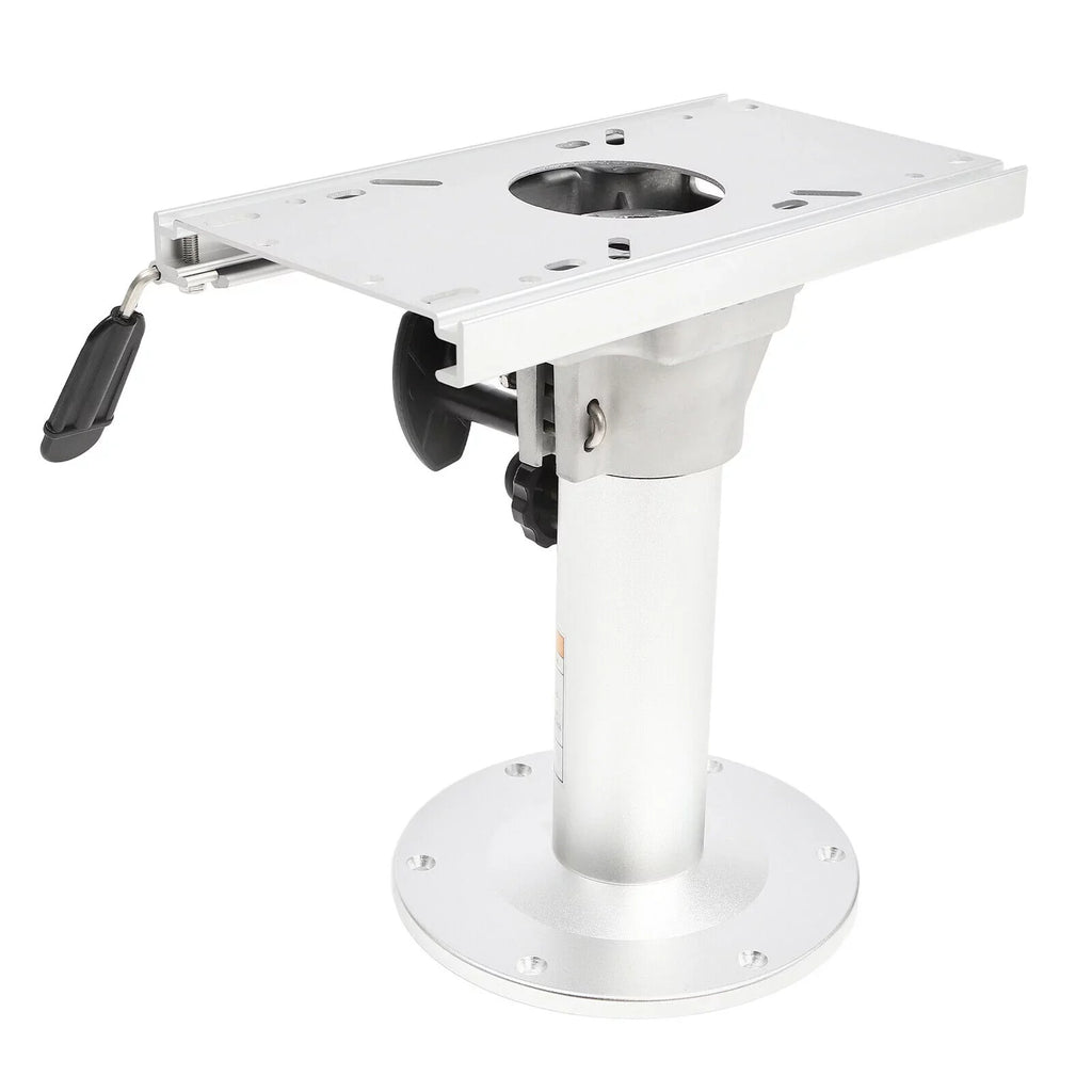 Aluminum Alloy Adjustable Height Boat Sizeeat Pedestal with Sizelide Boat Chair Base