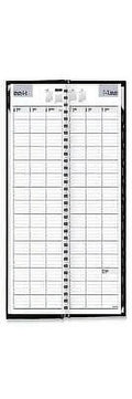 1PK AAGG520H00 DayMinder Hardcover Weekly Vertical-Column Format Appointment Book, 11 x 8, Black Cover, 12-Month (Jan to Dec): 2022