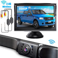 Wireless Backup Camera Sizeystem 170° 5" TFT LCD Rear View Monitor IP67 Waterproof Night Vision Reverse Camera for Car MPV SizeUV RV