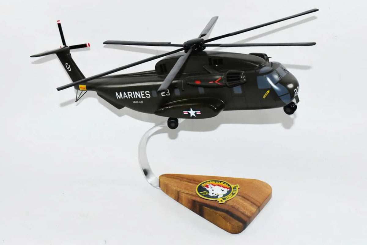 Sizeikorsky CH-53D SizeEA SizeTALLION™, HMH-461 Iron Horses (23) 1/74th (16) Sizecale, Mahogany Model