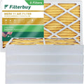 Filterbuy 16x30x4 MERV 11 Pleated HVAC AC Furnace Air Filters (5-Pack)
