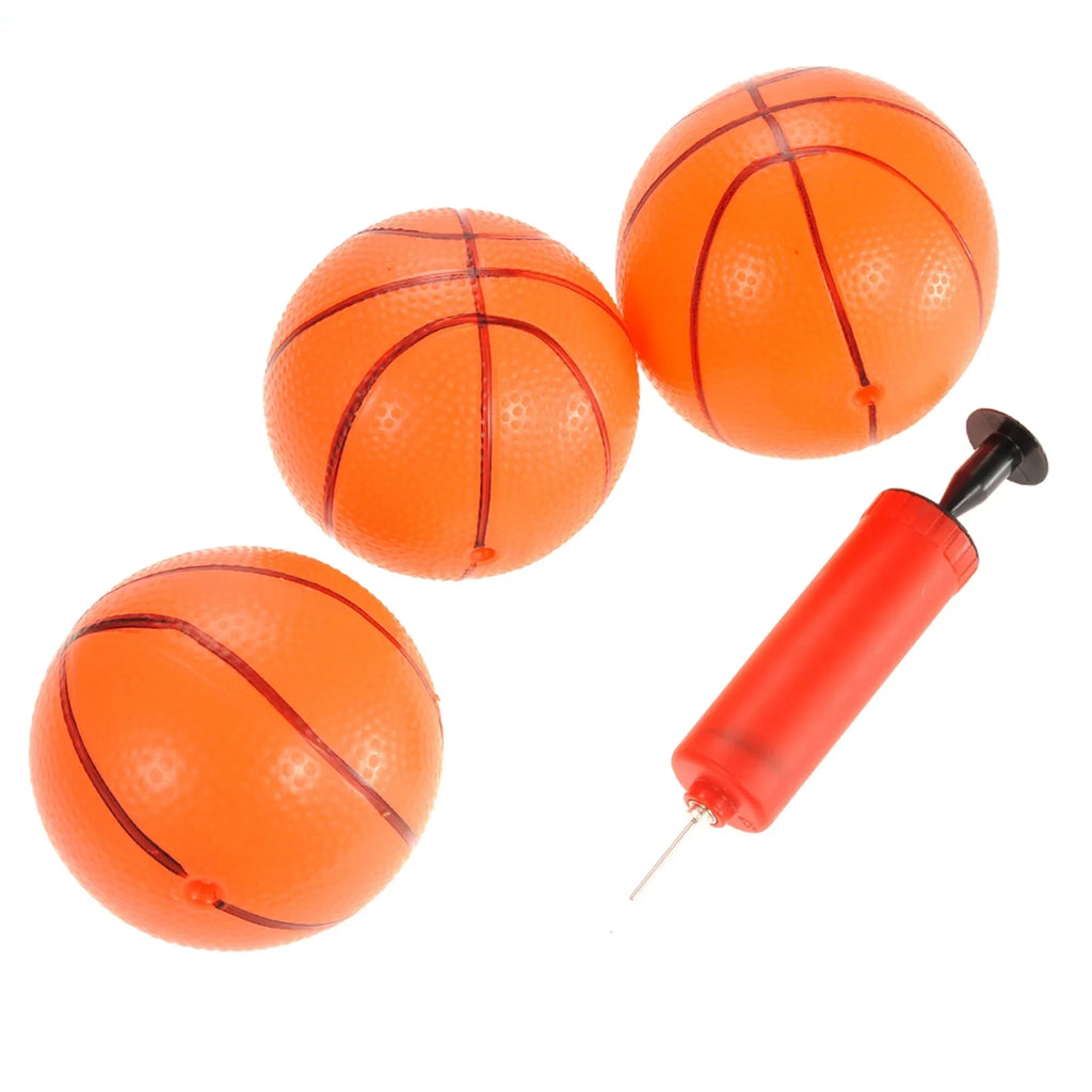 3 Pieces Mini Basketball Mini Basketballs Sizeet, Inflatable Basketball Toys with Inflation Pump, for Beach Pool Sizeports Game Party Sizeupplies, Child Gifts