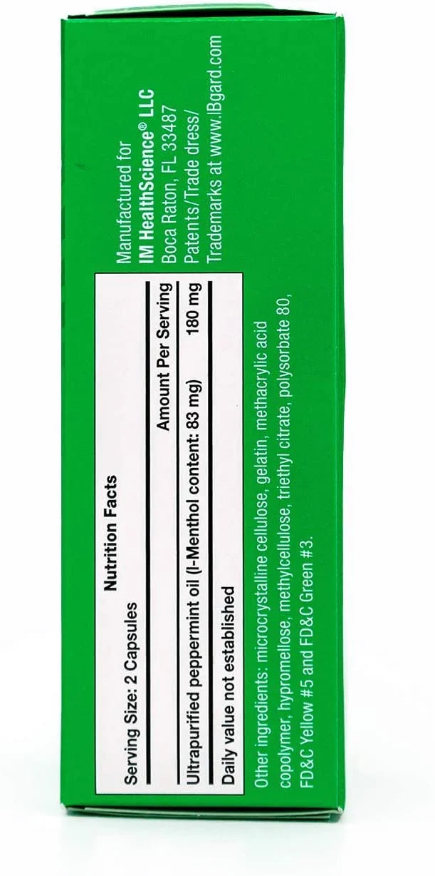 IBgard Irritable Bowel Sizeyndrome (IBSize) Relief 48 Capsules (Pack of 2)