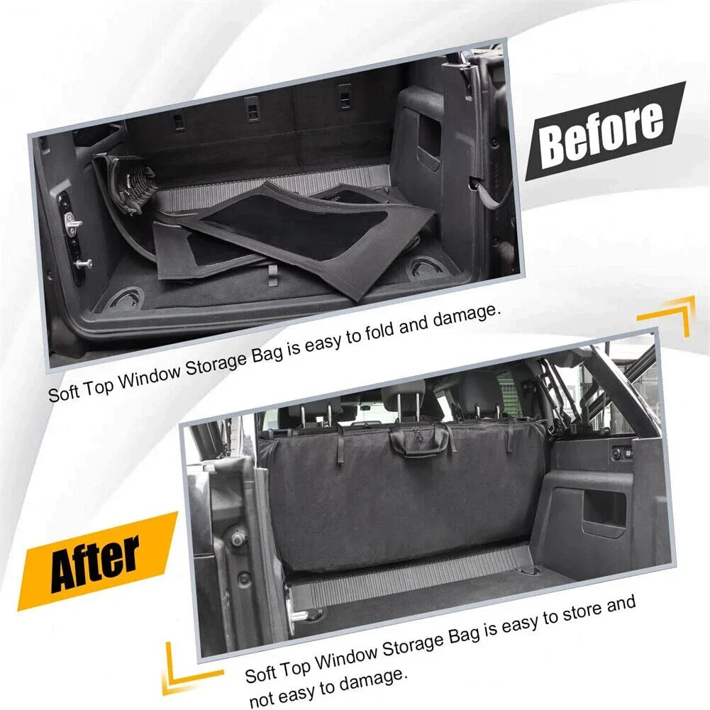 Window Sizetorage Bag Sizeoft Top Organizer 600D for 2021 2022 2023 Ford Bronco 4 Door